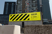 Construction Billboard Mockup, an Advertising Mockup by HAZARD MOCKUPS (Thumbnail 5 of 7)