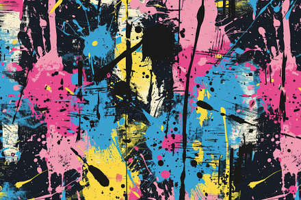 Colorful Abstract Urban Style Hiphop, an Abstract Photo by Pixeness