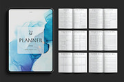 Digital Planner Template, a Brochure Template by E-Type (Thumbnail 1 of 7)