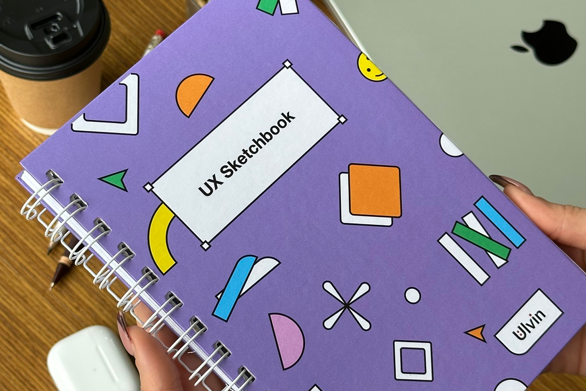 UX Sketchbook for Mobile design, a Stationery Template by ulvinomarov (Photo 2 of 5)