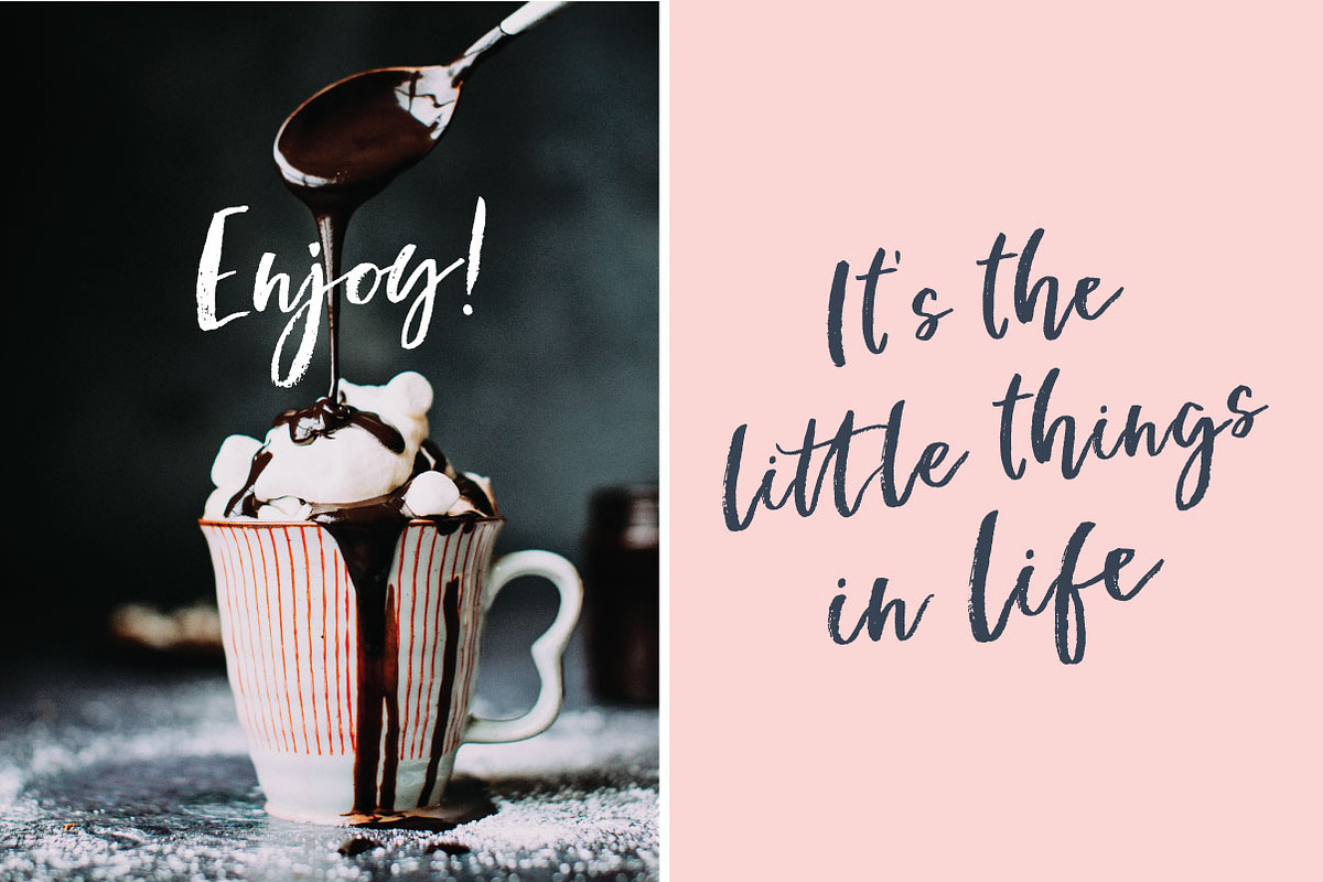 Happy Letters Brush Script font preview 6