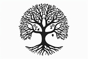 8 Tree of Life Vector Collection, an Illustration by BIPLOB EXPERT (Thumbnail 5 of 9)