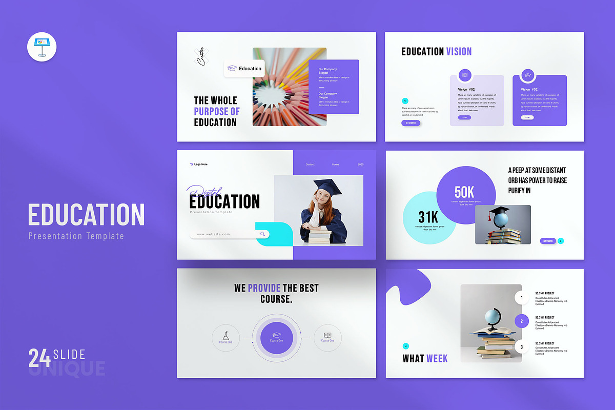 Digital Education Presentation, a Presentation Template by KreateTribe (Photo 3 of 6)