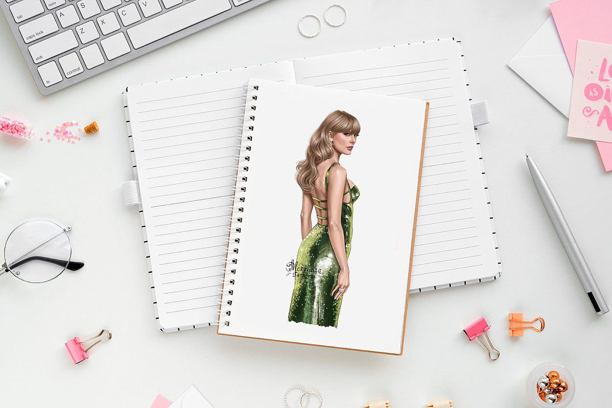Taylor Swift Drawing, a Person Illustration by BigArtLab (Photo 2 of 3)