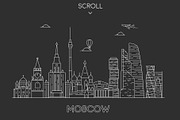Collection of 14 cities skylines, an Illustration by GlebTagirov (Thumbnail 3 of 9)