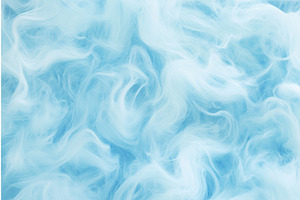 Delicate light blue wisps creating, an Illustration by Lermont51