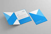 A4 Folder & Paper Mock-Up, a Mockup by MassDream (Thumbnail 4 of 9)