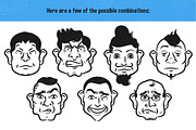 Cartoon Face Maker, an Illustration by melissadn (Thumbnail 3 of 4)