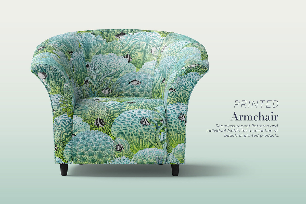 Pelagia, Luxury Coral reef Prints++, a Pattern Graphic by Pink Linen (Photo 5 of 15)