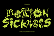 Motion Sickness Handwritten Font, a Handwritten Font by Tom Gordon Design (Thumbnail 1 of 6)