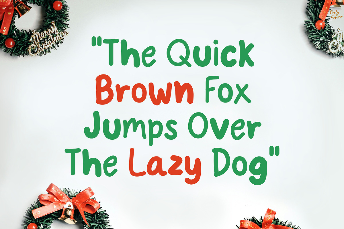 Jingle Bells | handwriting font, a Handwritten Font by LivelyAutumn11.11 (Photo 4 of 5)