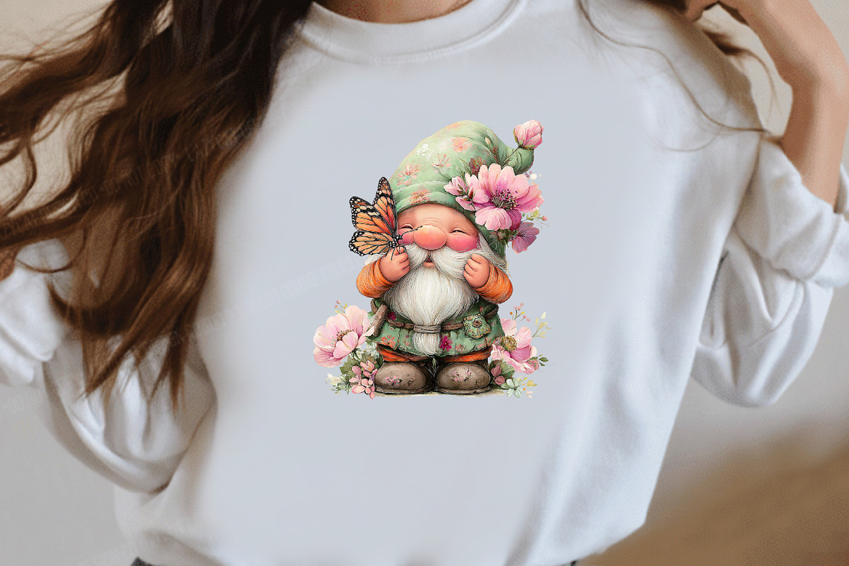 Whimsical summer gnome Clipart, an Illustration by Designworld (Photo 5 of 6)