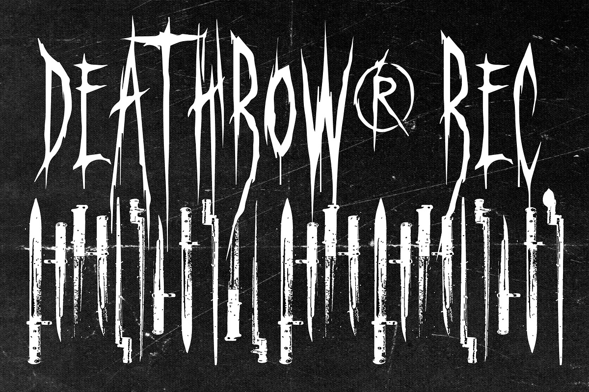 Sanctum — Metal Display Font, a Handwritten Font by Any-Type® Foundry (Photo 2 of 8)