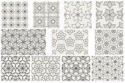 Rose Gold Geometric Floral Patterns, a Pattern Graphic by Artspace (Thumbnail 3 of 4)