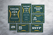 Vintage Wedding Invitation Suite, an Invitation Template by The Good Store (Thumbnail 1 of 4)