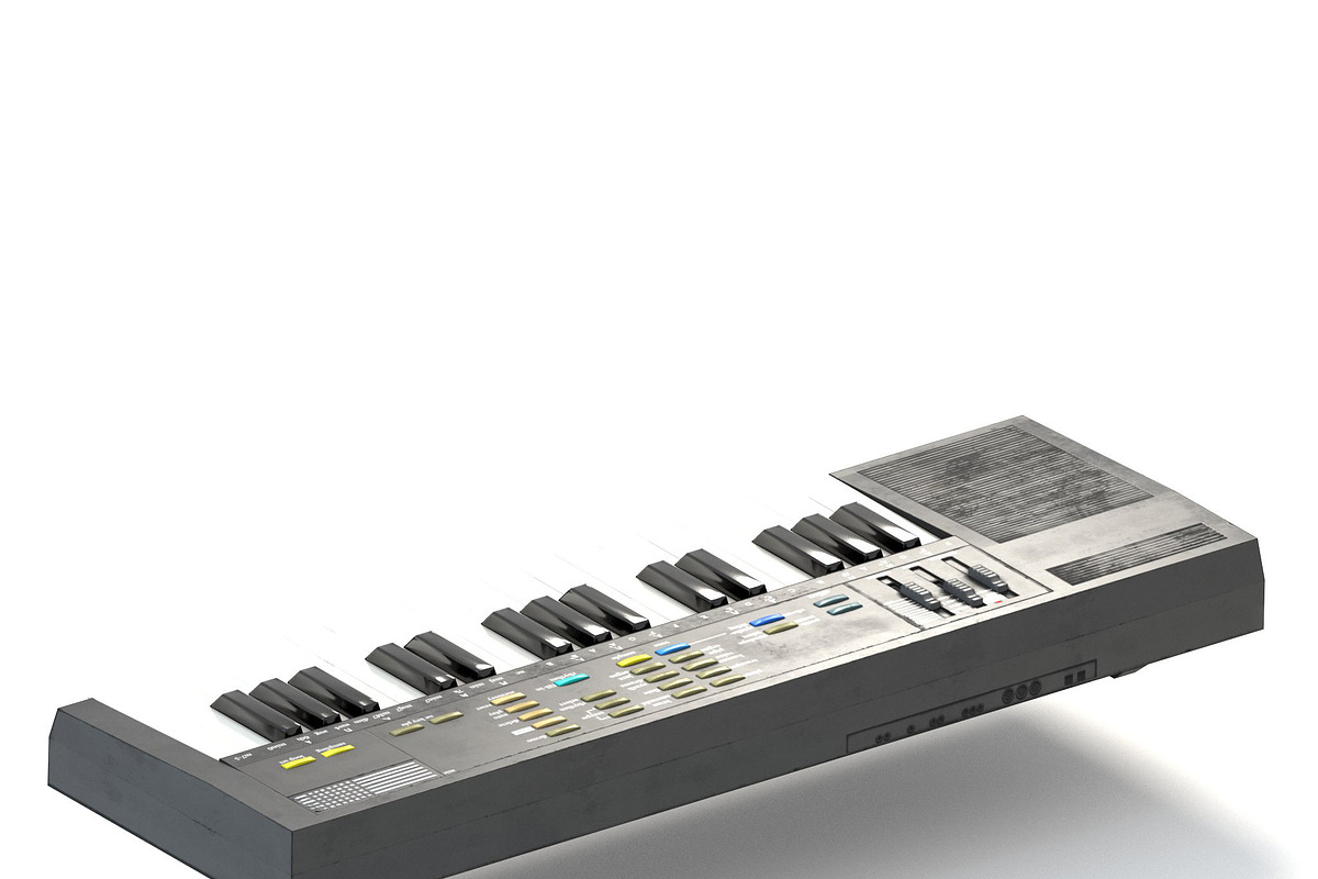 Synthesizer PBR Low Poly, an Object 3D Model by Daniel Mikulik (Photo 13 of 14)