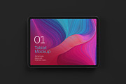 iPad Pro Mockup Set | Tablet Screen, an iPad Mockup by Deeplab (Thumbnail 9 of 19)
