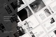Photography Portfolio Template Canva, a Presentation Template by frommakertomaker (Thumbnail 1 of 10)