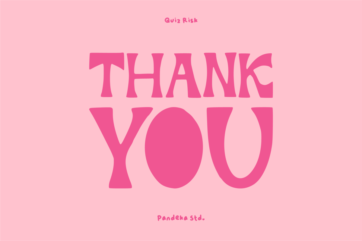 Quiz Risk - Handmade Quirky Font, a Serif Font by Pandeka Studio (Photo 9 of 9)