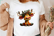 Christmas Reindeer Magic, a Seasonal Illustration by CreationArt (Thumbnail 6 of 7)