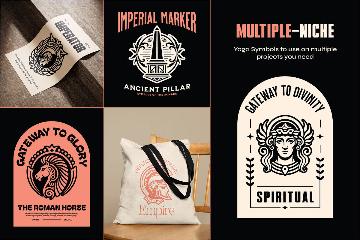 Ancient Roman Symbols, a Solid Icon by Creative Stall (Photo 3 of 9)