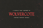 Wolvercote - A Fantasy Display Font, a Font by ChristianLaliberte (Thumbnail 1 of 5)