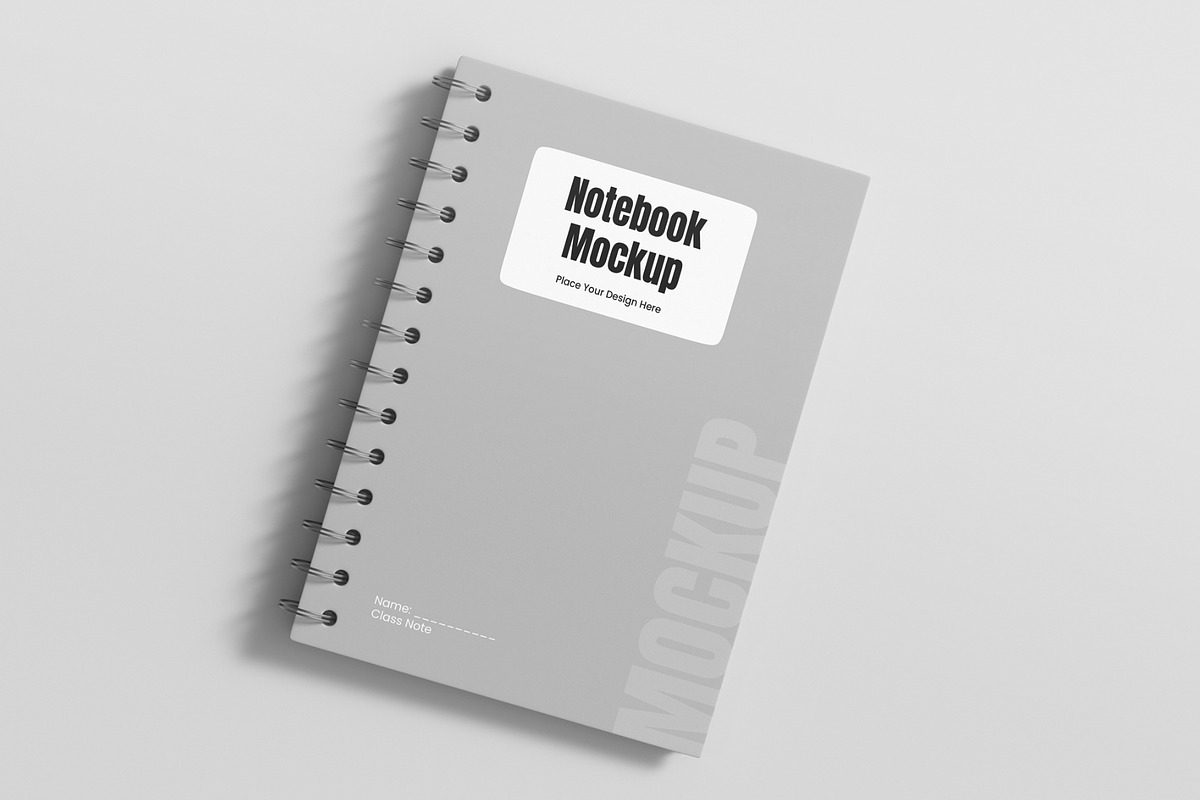 Ring Notebook Mockup Template
