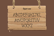 Struck wood Display font, a Sans Serif Font by Mehul Munjani (Thumbnail 6 of 9)