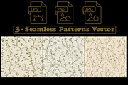 Sage & Beige Winding Vine Patterns, a Pattern Graphic by one-touch (Thumbnail 3 of 9)