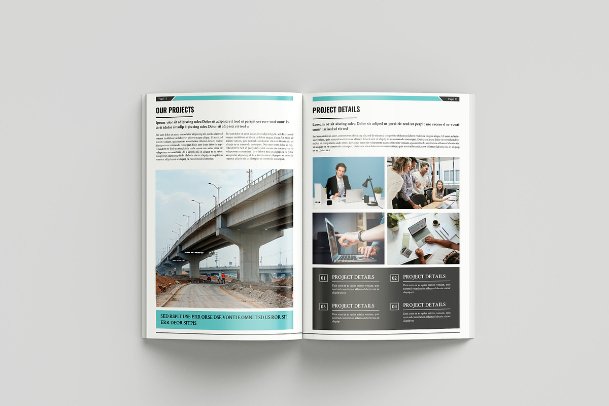 Business Brochure Template, a Brochure Template by Template Shop (Photo 11 of 12)