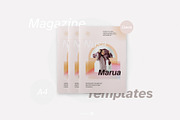 Nusa Marua - A4 Magazine Template, a Magazine Template by Nusa Space (Thumbnail 1 of 5)