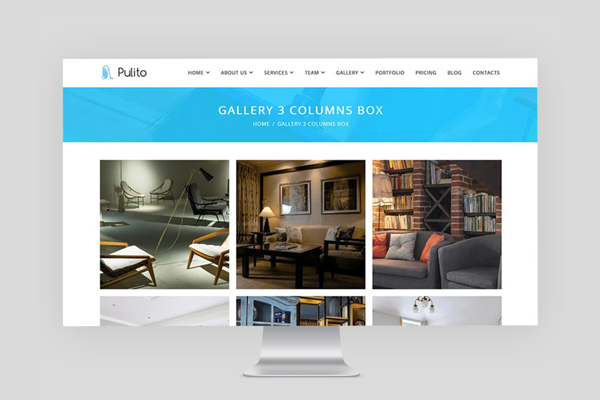 Pulito - Cleaning Services WordPress, a WordPress Template by NetGon_Tech's Shop (Photo 1 of 5)