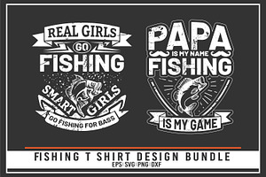 Fishing Quotes T Shirt Bundle