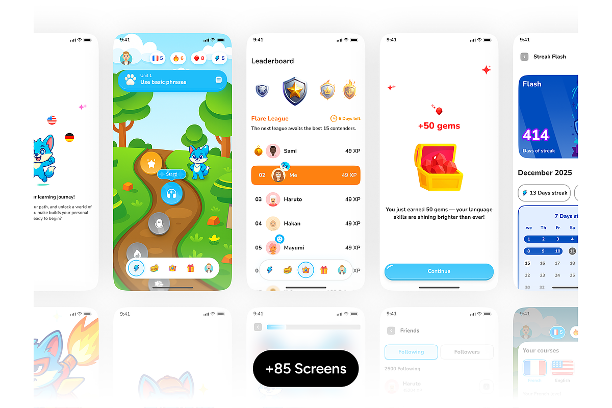 Gemglot Language Game App, an App Template by DjectStudio (Photo 7 of 10)