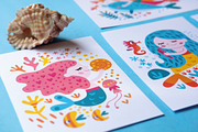 Little beauties. Mermaids., an Animal Illustration by Alena Razumova (Thumbnail 4 of 4)