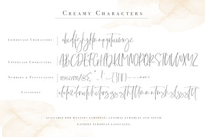 Creamy Handwritten Font