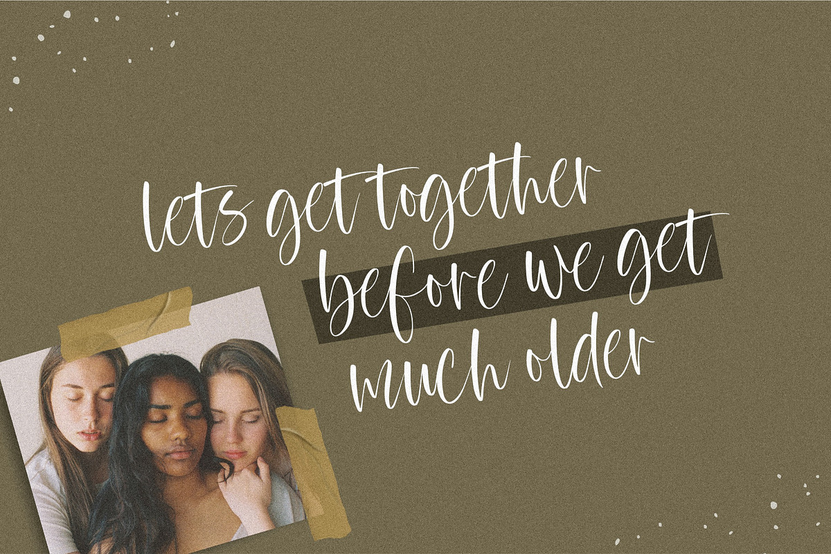 Bohemis Handwritten Font, a Script Font by Letteralle Studios (Photo 6 of 10)