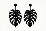 Leaf Earring Silhouette Bundle, an Object Graphic by abu67222 (Thumbnail 9 of 16)