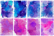 Hand drawn watercolor backgrounds, a Texture Graphic by Deveze Art & Co (Thumbnail 7 of 13)