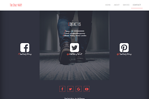 The Only Way - Portfolio Theme