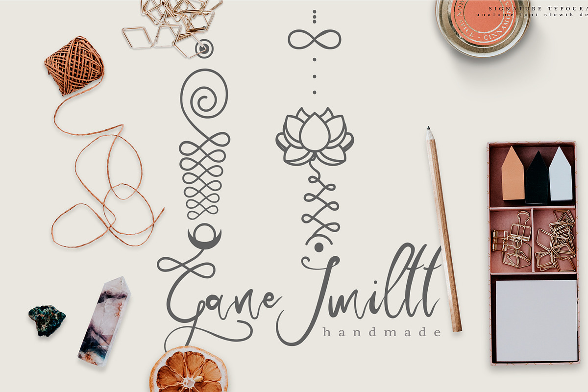 Unalome Sacred Font preview 8