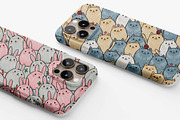 Cute Doodle Animal Bundle Patterns, a Pattern Graphic by one-touch (Thumbnail 2 of 14)