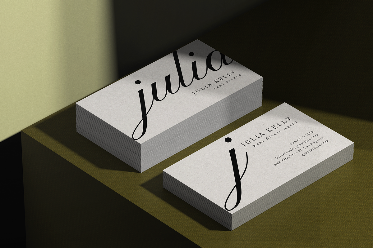 Chic Business Card Template Canva, a Business Card Template by LePosey Studio (Photo 2 of 5)