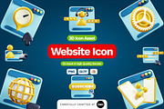 3D Website Icon, an Object 3D Model by SLAB! Design (Thumbnail 1 of 4)