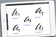 Crayon Brushpack for Procreate App, a Brush Add-On by Studio FabianFischer (Thumbnail 2 of 7)