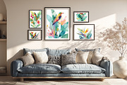 Exotic Botanical Bird Illustration, a Decorative Illustration by Housui Patterns (Thumbnail 8 of 12)