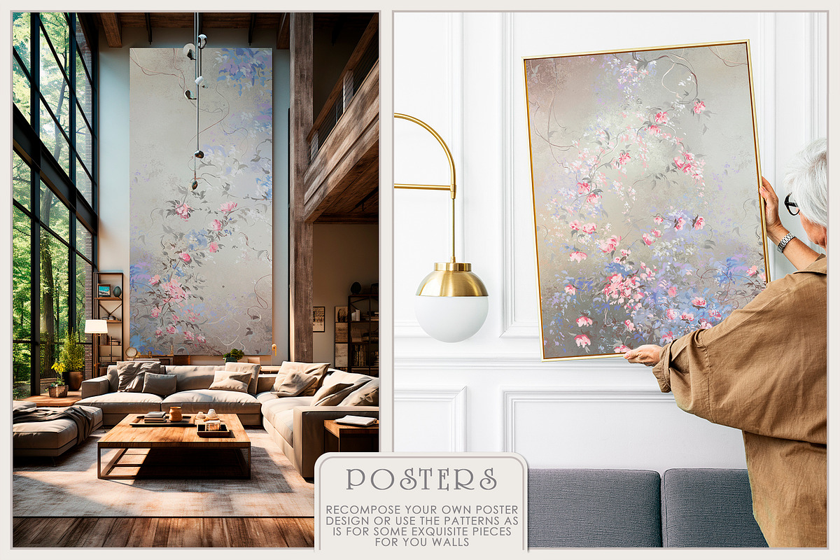 Fresco collection Romantic garden, a Wallpaper Graphic by Natalia0307 (Photo 9 of 17)