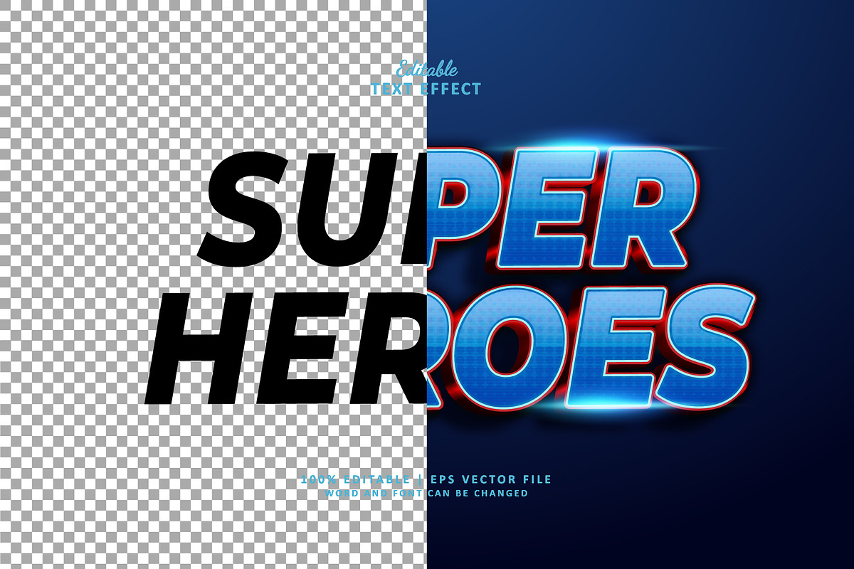 Text Effect Super Heroes, a Layer Style Add-On by Navy Graphic (Photo 2 of 2)