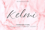 Kelmi Font, a Script Font by Creamy Script (Thumbnail 1 of 6)