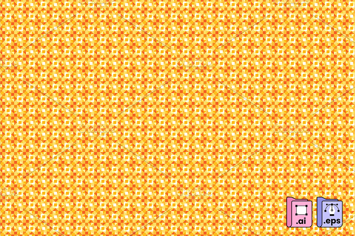 Square Geometric Vector Pattern, a Pattern Graphic by MISS CHATZ (Photo 2 of 3)